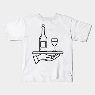 Wine Serving Kids T-Shirt